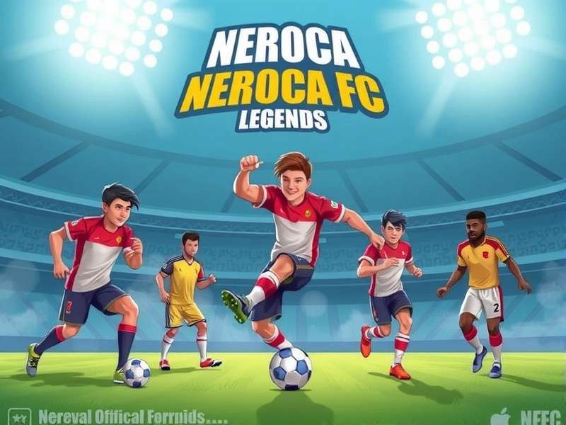 Illustration showing different regional football styles in NEROCA FC Legends